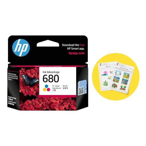 Hp Cartridge 680 Color ( F6V26AA ) 150* Pages